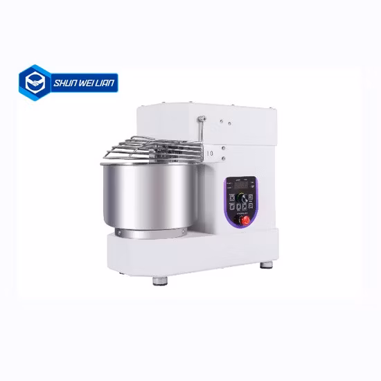 Misturador espiral 10L de alta qualidade 4kg Painel digital elétrico Misturador de massa espiral