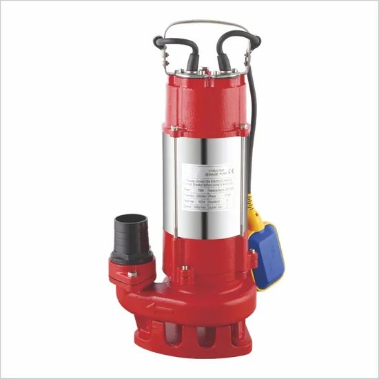 Bomba de água de esgoto submersível centrífuga elétrica de aço inoxidável AC WQD