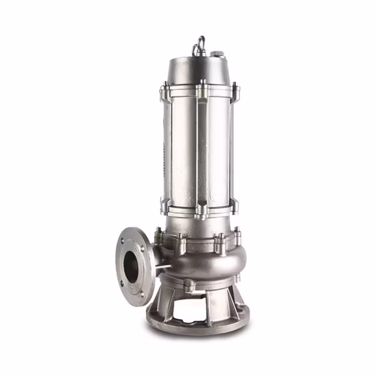 Bomba submersível de águas residuais de lodo para tratamento de águas residuais